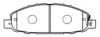 ASVA AKD-2475 Brake Pad Set, disc brake